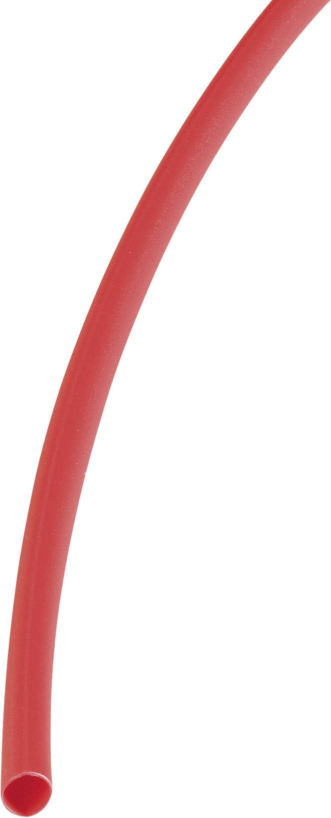 Röd böjd plastslang, möjligen en del av ett verktyg eller en apparat.