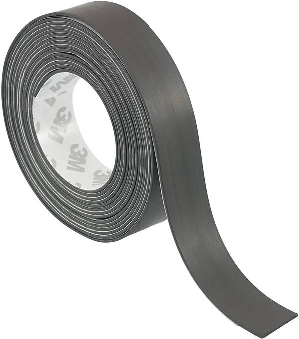 TRU COMPONENTS S513-1820 1564127 Magnettejp S513-1820 Svart (L x B) 1.8 m x 20 mm 1 st