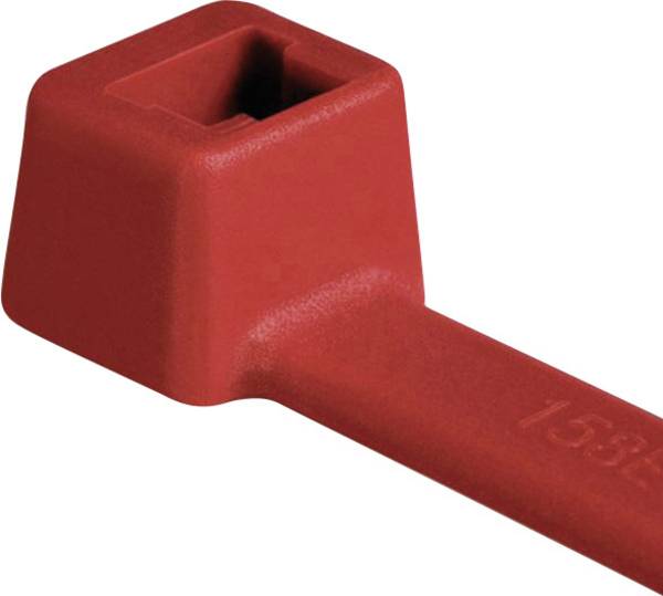 HellermannTyton 111-03004 T30R-PA66-RD Buntband 150 mm 3.50 mm Röd Väderbeständig 100 st