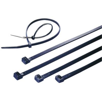 TRU COMPONENTS 1592813 TC-CVR200MW203 Buntband 200 mm 2.50 mm Svart UV-stabiliserad 100 st