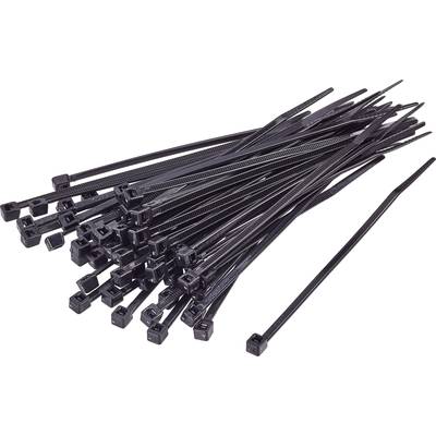 TRU COMPONENTS 1592867 TC-CV368BK203 Buntband 368 mm 4.80 mm Svart UV-stabiliserad 100 st