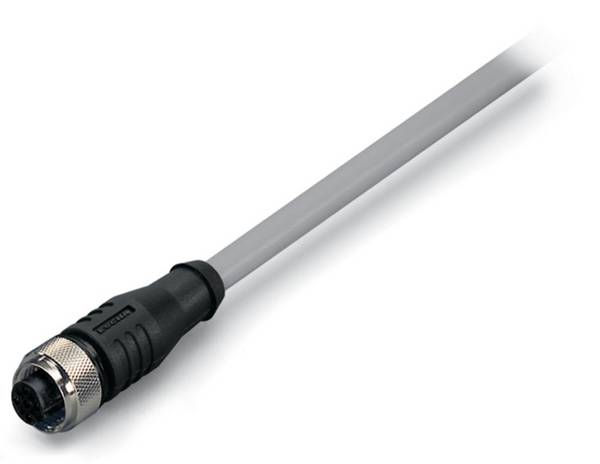 WAGO 756-3101/040-100 Sensor/ställdon-datakontakt, konfektionerad M12 Hona rak 10.00 m Antal poler (RJ): 4 1 st