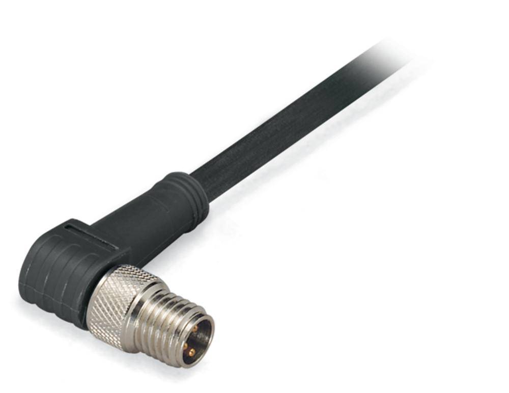 WAGO 756-5112/030-015 Sensor/ställdon-kontakt, konfektionerad M8 Kontakt hane vinklad 1.50 m Antal poler (RJ): 3 1 st