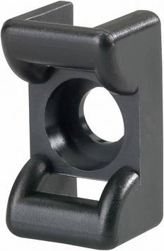 HellermannTyton KR8G5-HS-BK-C1 Monteringssockel skruv 151-24850   Värmestabiliserat Svart 1 st
