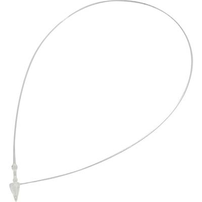 TRU COMPONENTS 1565115 ST-225TB Säkerhetstråd 225 mm 2 mm Natur Med steglös justering 1 st