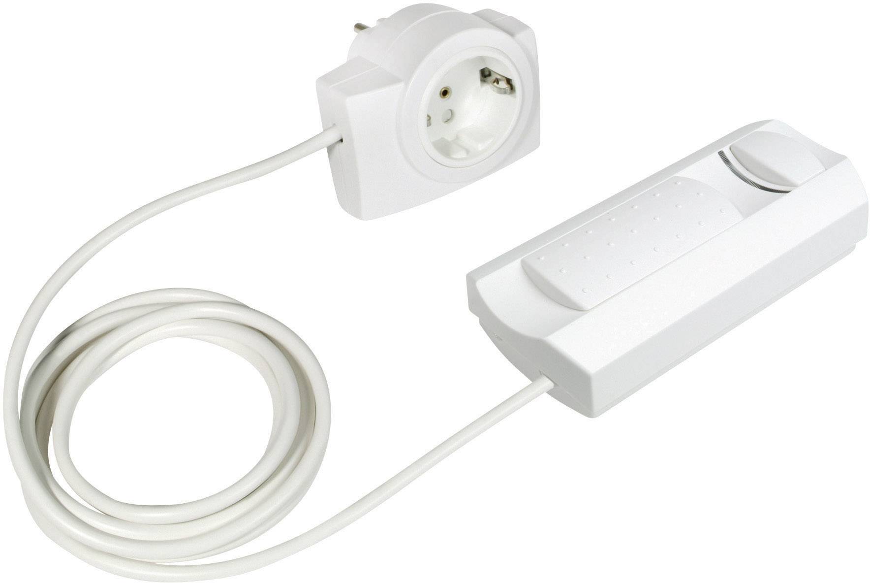 Ehmann 2660x0109 Sladdimmer Lämplig för ljuskälla: Halogenlampa, Glödlampa Vit
