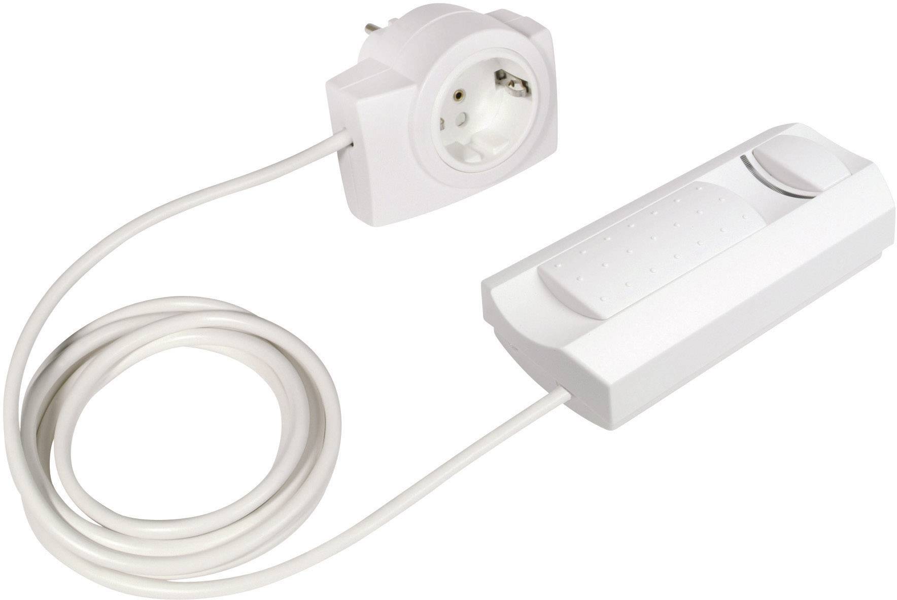 Ehmann 2660x0009 Sladdimmer Lämplig för ljuskälla: Halogenlampa, Glödlampa Vit
