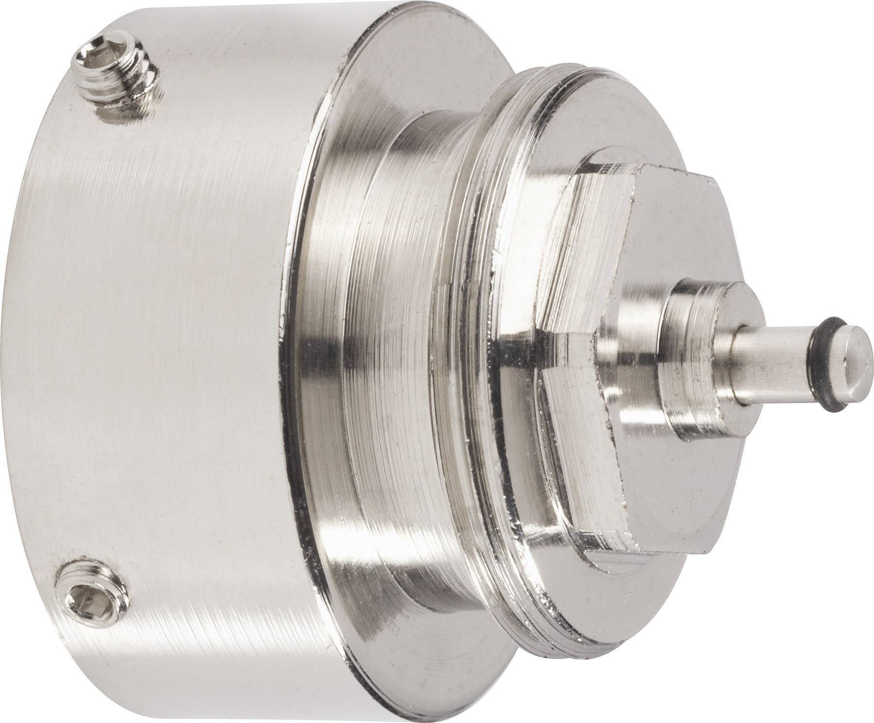 Metalladapter med cylindrisk form och skruvförband, lämplig för hydrauliksystem eller tryckanslutningar.