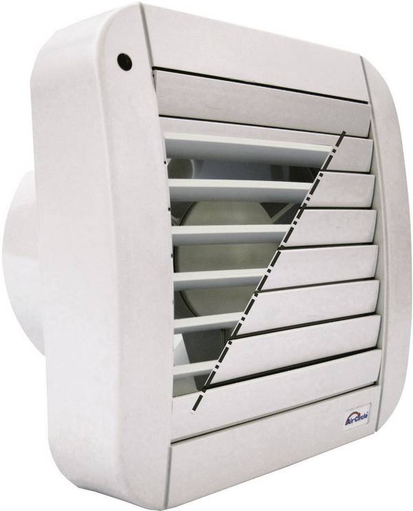 Wallair ECO 100 A Badrumsfläkt 230 V 90 m³/h 10 cm