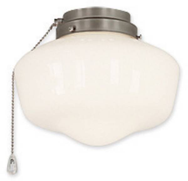 CasaFan 1 BN Schoolhouse Lampa   Opalglas (glänsande)