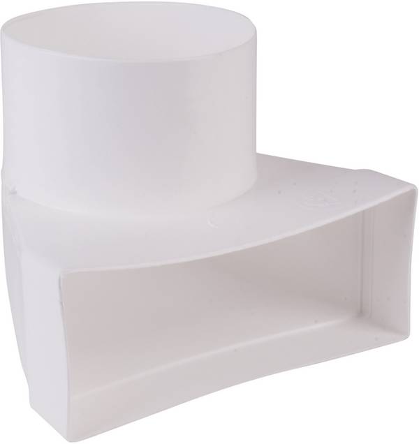 Wallair N15840 Platt kanalventilationssystem 150 Nedböjning