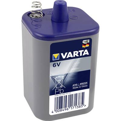 Varta PROFESSIONAL 430 Z/C 4R25X Specialbatteri 4R25 Fjäderkontakt Zink-kol 6 V 7500 mAh 1 st