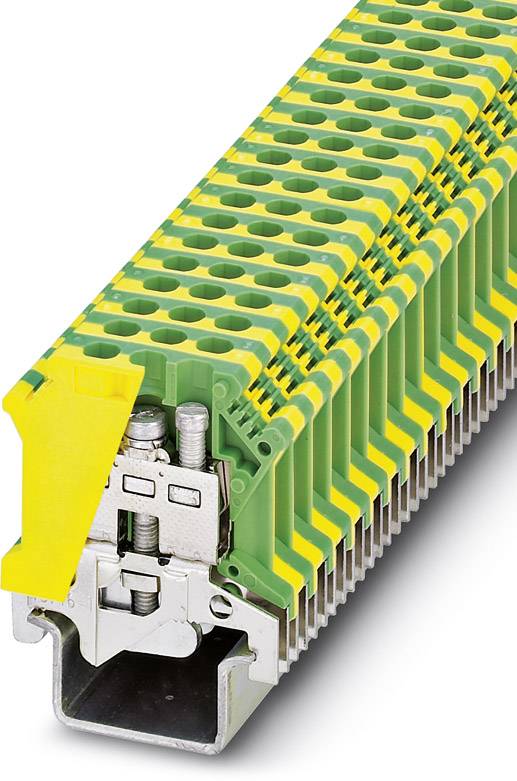 Phoenix Contact 0442024 Trippel skyddsledarterminal 8.2 mm Skruv Grön, Gul 50 st Package