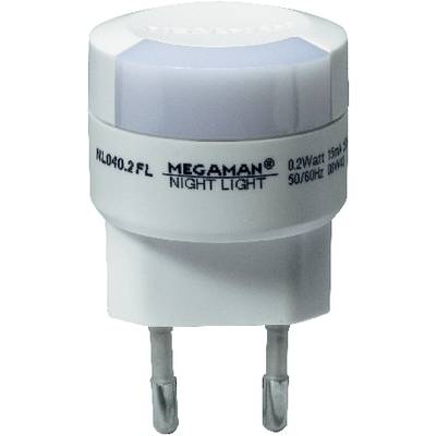 Megaman MM00103 MM00103 LED-nattlampa LED Orange Vit