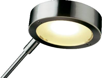 En silverfärgad, cylindrisk sensor med blått inre och en kabel. Används för temperaturmätning i industriella tillämpningar.