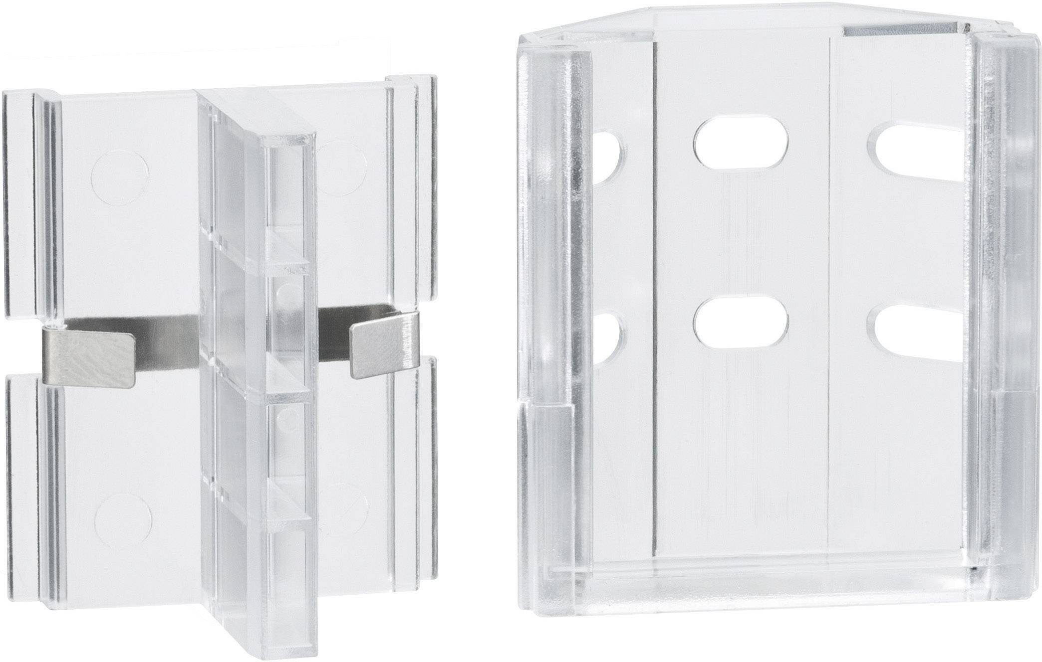 Paulmann 70221 Duo Profilanslutning (B x H x D) 3.6 x 4 x 3.7 cm 2 st