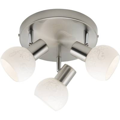 Brilliant Bona 10534/05 Tak-spotlights Glödlampa E14 120 W Järn, Vit