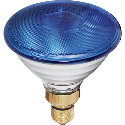 Eurolite Par-38 FL blau Halogen ljuseffektslampa 230 V E27 80 W Blå dimbar