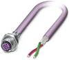 Phoenix Contact 1437478 Sensor/ställdon-kontaktdon M12 Hona inbyggd 5.00 m Antal poler (RJ): 2 1 st