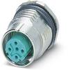 Phoenix Contact 1456527 Sensor/ställdon-kontaktdon M12 Hona inbyggd Antal poler (RJ): 4 20 st Bulk