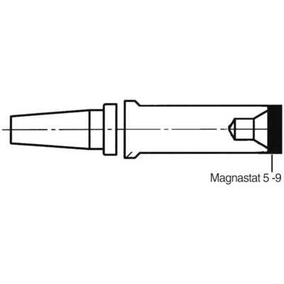 Teckning av ett lödspetsöverdrag märkt 'Magnastat 5-9'.