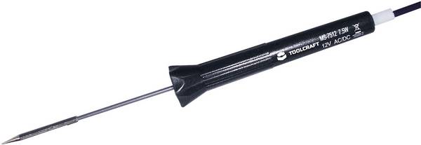 TOOLCRAFT MS-7512 Lödnål 12 V 7.5 W Spetsform +425 °C (max)