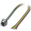 Phoenix Contact 1424229 Sensor/ställdon-kontaktdon M8 Hona inbyggd 0.50 m Antal poler (RJ): 8 1 st