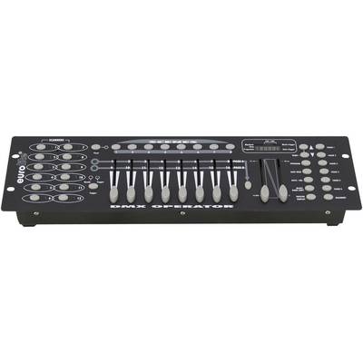 Eurolite DMX Operator 192 DMX Controller 16 kanaler 19"-konstruktion, Musikstyrning