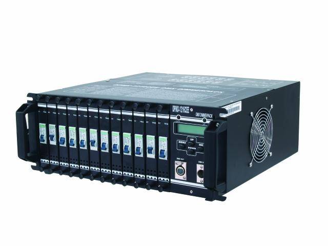 Eurolite DPMX-1216 CEE DMX Dimmer 12 kanaler 19"-konstruktion