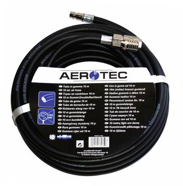 Aerotec Persluchtslang binnen-d. 9 mm lengte 10 m koppeling DN 7,2 AEROTEC Tryckluftsslang 10 m 20 bar