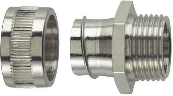 HellermannTyton 166-30306 SC32-FM-M32 Slangskruvlåsning Metall  28.10 mm Rak 1 st