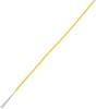 TRU COMPONENTS 1566832 Flätad kabel LiY 1 x 0.14 mm² Gul 10 m