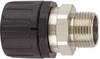 HellermannTyton 166-21301 HG16-SM-M16 Slangskruvlåsning Svart M16 11.80 mm Rak 1 st