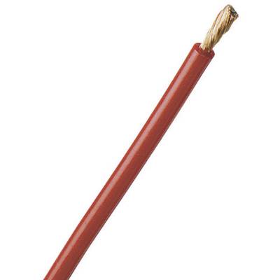 Stäubli 60.7015-10022 Flätad kabel FLEXI-S 1 x 6 mm² Röd Metervara