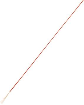 TRU COMPONENTS 1565350 Flätad kabel LiFY 1 x 0.05 mm² Röd 100 m