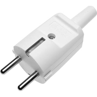GAO 0429 Stickpropp PVC 230 V Vit IP20