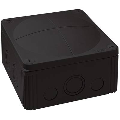 Wiska Combi 1010/leer/S Avgreningsbox (L x B x H) 140 x 140 x 82 mm Svart IP66/IP67 1 st