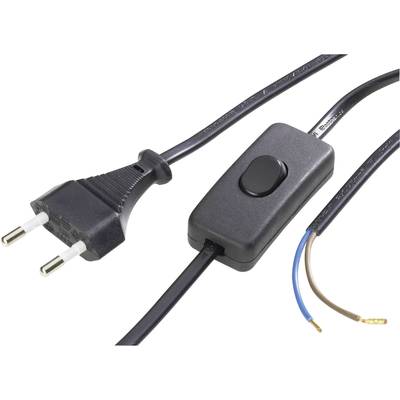 GAO 6782 Anslutningskabel Ström Svart 1.50 m