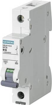 Siemens 5SL61106 5SL6110-6 Automatsäkring    1-polig 10 A  230 V, 400 V