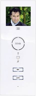 m-e modern-electronics  VDV-503 WW  Video-porttelefon  Sladd  Inomhusenhet  1 Familjshus  Vit