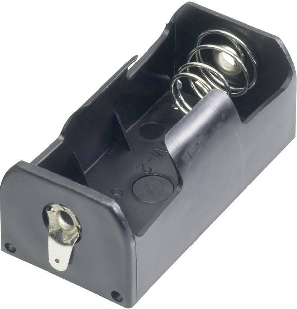 Goobay 12473 Batterihållare 1 R14 Lödanslutning (L x B x H) 25 x 60.5 x 30 mm