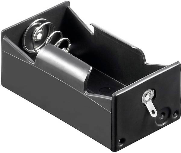Goobay 12457 Batterihållare 1 D (R20) Lödanslutning (L x B x H) 69 x 35 x 27.5 mm