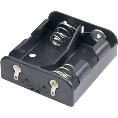 Goobay 45834 Batterihållare 2 R14 Lödanslutning (L x B x H) 62 x 56 x 23 mm