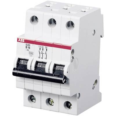 ABB 2CDS253001R0205 S203-B20 Automatsäkring 3-polig 20 A