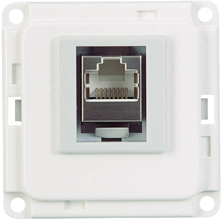 Kündahl-Weitzel Sockel ISDN voor Elektriskt sockellistsystem Vit 1 st-0