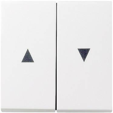 GIRA Inomhus strömställare  Vippa/centrumplatta Jalusibrytare System 55, Standard 55, E2, Event, Event Clear, Event opak, Esprit, ClassiX Kritvit blank 029403 1 st