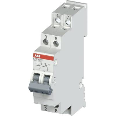 Omkopplare 16 A 2 switch 250 V/AC ABB 2CCA703045R0001