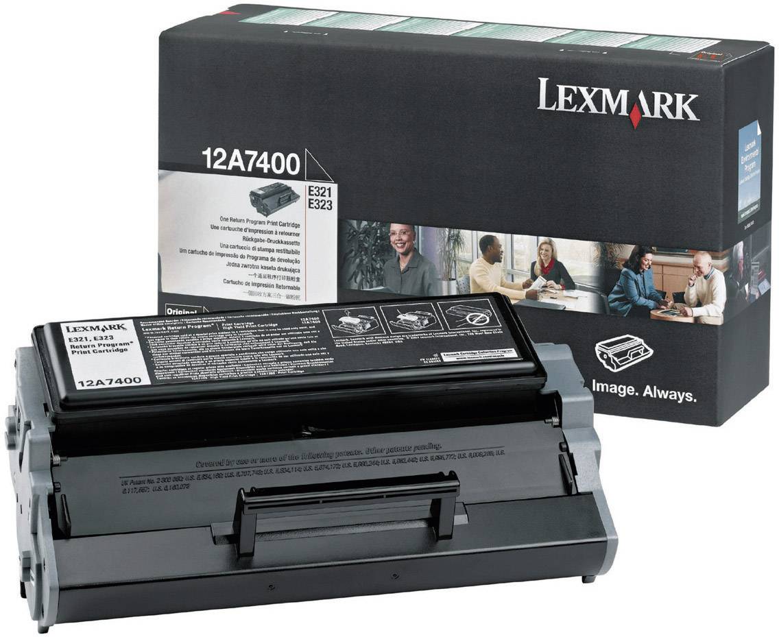 Lexmark Toner 12A7400 Original Svart 3000 sidor 12A7400