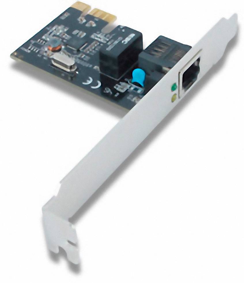 Ett nätverkskort med Ethernet-anslutning, lämpligt för datoruppgraderingar för att utöka nätverksfunktionerna.