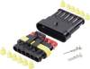 TE Connectivity Superseal Set AMP-Superseal 1.5mm Series Totalt antal poler 6 Rastermått: 6 mm 30S007 1 set